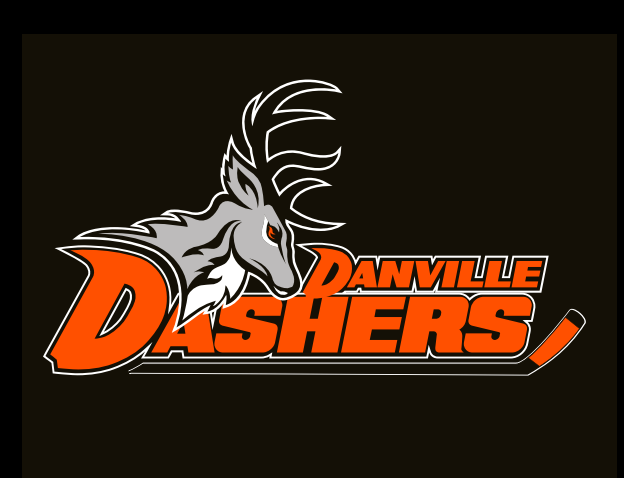 Danville Dashers 2014 15-Pres Alternate Logo vinyl decal